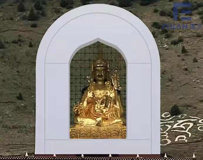 深圳佛蘭空間膜結(jié)構(gòu)公司在四川甘孜某佛龕膜結(jié)構(gòu)工程順利完工！
