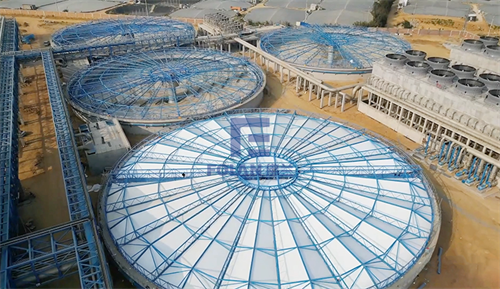 萬平工程，福建某污水池加蓋工程成功竣工